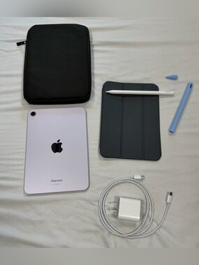 Apple iPad mini 8.3" 128GB with Wi-Fi (7th Gen) - Purple + Apple Pencil Pro